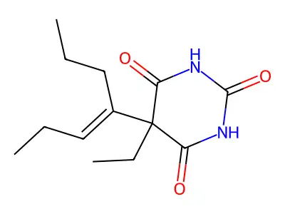 5-Ethyl-5-hept-3-en-4-yl-1,3-diazinane-2,4,6-trione structure