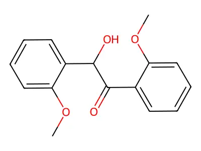 2-Hydroxy-1,2-bis(methoxyphenyl)ethanone structure