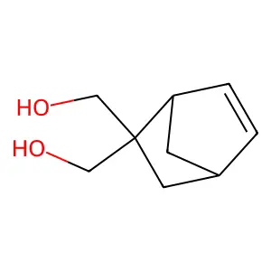 4,4-Di(hydroxymethyl)bicyclo(2.2.1)heptene structure