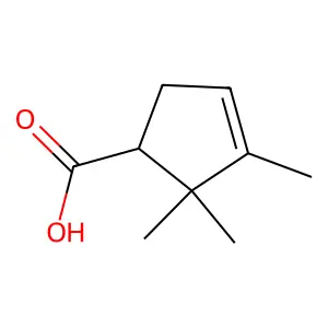 2,2,3-Trimethylcyclopent-3-enecarboxylic acid structure