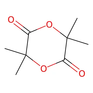 3,3,6,6-Tetramethyl-1,4-dioxane-2,5-dione structure