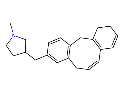 5,10,11,12-tetrahydro-3-[methyl]dibenzo[a,d]cyclooctene structure