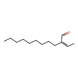 Undecanal, 2-ethylidene- structure