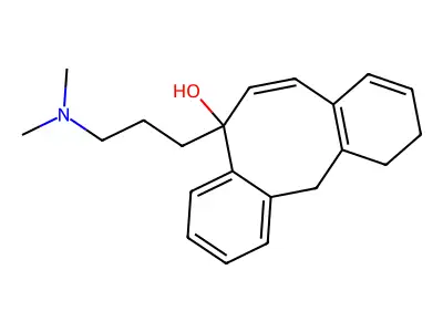 5,10,11,12-Tetrahydro-5-[3- propyl]dibenzo[a,d]cycloocten-5-ol structure
