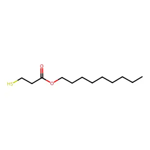 Nonyl 3-mercaptopropionate structure