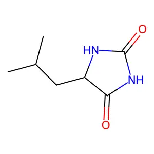 5-(2-Methylpropyl)imidazolidine-2,4-dione structure