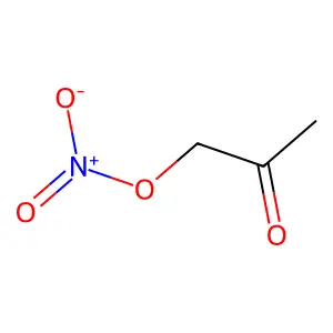 2-Propanone, 1-(nitrooxy)- structure