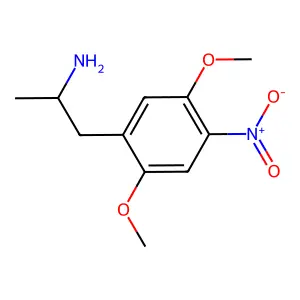 2,5-Dimethoxy-4-nitroamphetamine structure