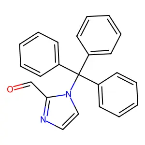 1-(triphenylmethyl)-1H-imidazole-2-carbaldehyde structure