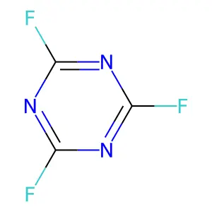 Cyanuric fluoride structure