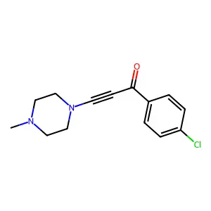 1-(4-Chlorophenyl)-3-(4-methyl-1-piperazinyl)-2-propyn-1-one structure