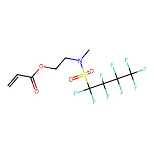 2-(Methyl((nonafluorobutyl)sulfonyl)amino)ethylacrylate structure