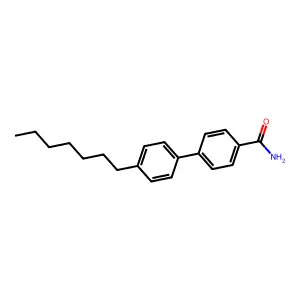 [1,1'-Biphenyl]-4-carboxamide, 4'-heptyl- structure