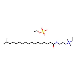 Isostearamidopropyl ethyldimonium ethosulfate structure