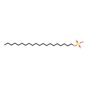 1-Eicosanol, 1-(hydrogen sulfate) structure