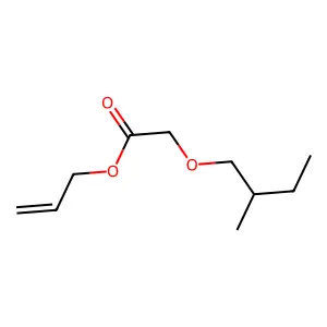 Allyl (2-methylbutoxy)acetate structure