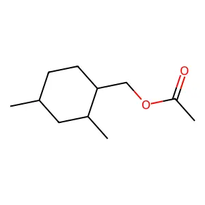 Cyclohexanemethanol, 2,4-dimethyl-, 1-acetate structure