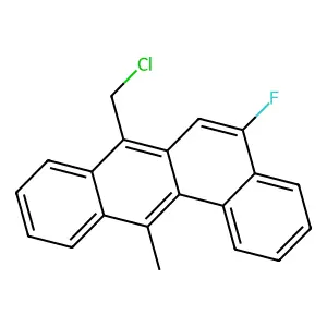 BENZ(a)ANTHRACENE, 7-(CHLOROMETHYL)-5-FLUORO-12-METHYL- structure