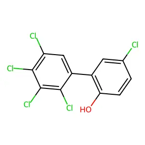 2-Hydroxy-2',3',4',5,5'-pentachlorobiphenyl structure