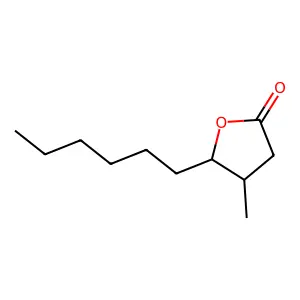 3-Methyl-gamma-decalactone structure