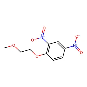 Benzene, 1-(2-methoxyethoxy)-2,4-dinitro- structure