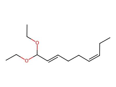 1,1-Diethoxynona-2,6-diene structure