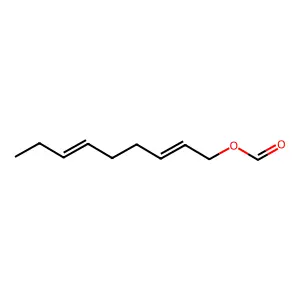 2,6-Nonadien-1-ol, formate, (2E,6Z)- structure