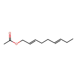 2,6-Nonadien-1-ol, acetate, (2E,6E)- structure