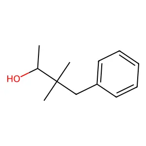 Benzenepropanol, alpha,beta,beta-trimethyl- structure
