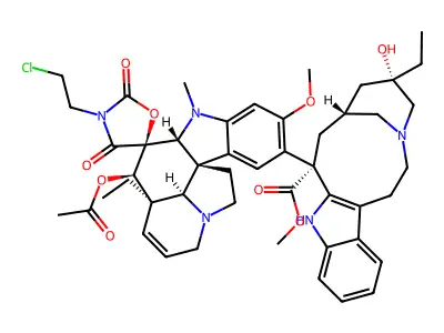 Vinzolidine structure