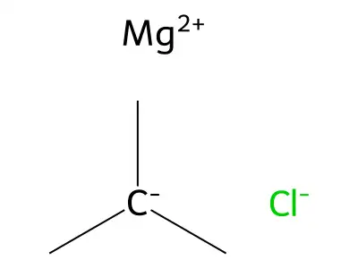 Magnesium chloride 2-methylpropan-2-ide (1/1/1) structure