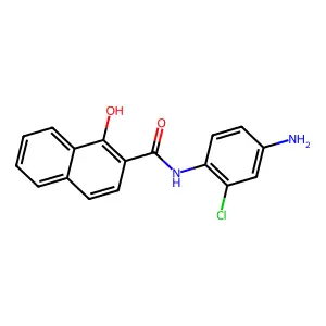N-(4-Amino-2-chlorophenyl)-1-hydroxynaphthalene-2-carboxamide structure