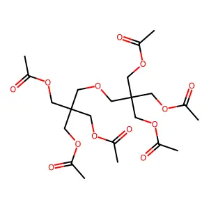Dipentaerythrityl hexaacetate structure