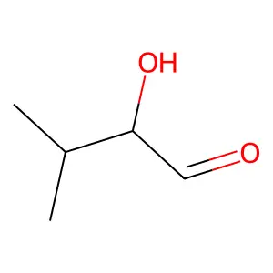 Butanal, 2-hydroxy-3-methyl- structure