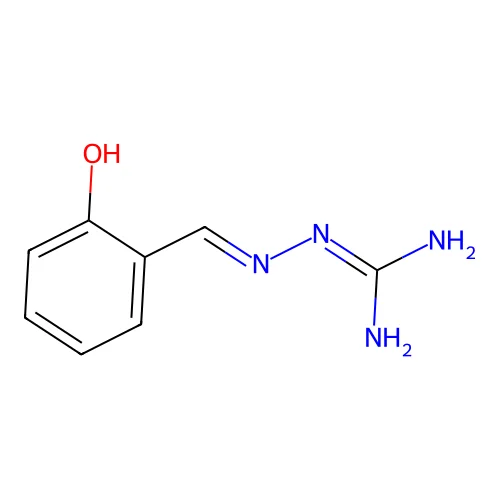 Salicylaldehyde guanylhydrazone structure