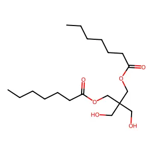 Pentaerythrityl diheptanoate structure