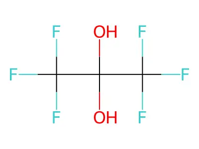Hexafluoroacetone Hydrate structure