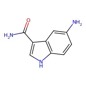 5-amino-1H-indole-3-carboxamide structure