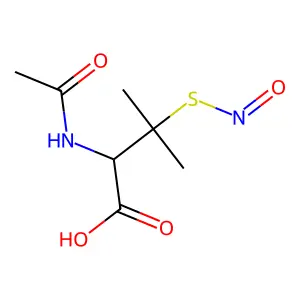 S-Nitroso-N-acetylpenicillamine, (+-) structure