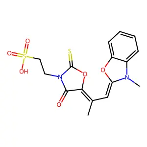 C16H16N2O6S2 structure