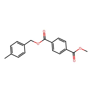 Methyl (4-methylphenyl)methyl terephthalate structure