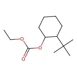 Carbonic acid, 2-(1,1-dimethylethyl)cyclohexyl ethyl ester structure