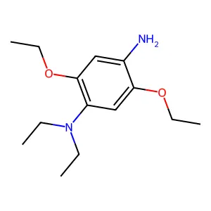 2,5-diethoxy-N,N-diethylbenzene-1,4-diamine structure