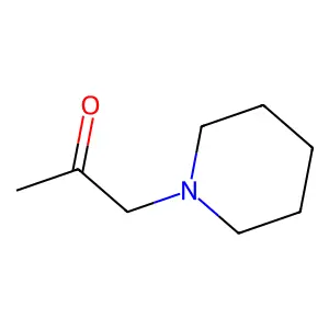 1-Piperidinoacetone structure