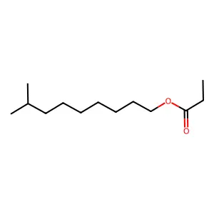 1-Nonanol, 8-methyl-, 1-propanoate structure