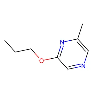2-Methyl-6-propoxypyrazine structure