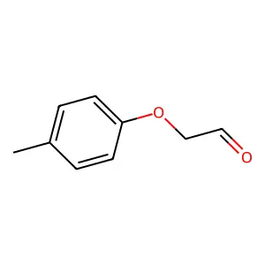 p-Methylphenoxyacetaldehyde structure