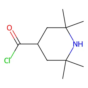 4-Piperidinecarbonyl chloride, 2,2,6,6-tetramethyl- structure