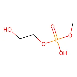 Phosphoric acid, mono(2-hydroxyethyl) monomethyl ester structure