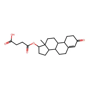 19-Nortestosterone 17-hemisuccinate structure